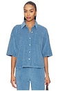 view 1 of 5 Francis Knit Shirt in Oceanic