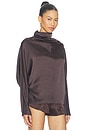 view 2 of 4 TOP BLUSA ILARIA in Espresso