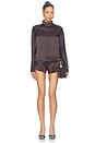 view 5 of 4 TOP BLUSA ILARIA in Espresso