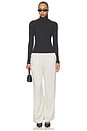 view 5 of 4 Caradene Turtleneck in Heather Charcoal