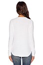 view 3 of 3 Ellie Long Sleeve T-Shirt in White