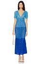 view 1 of 3 Alexandra Short Sleeve Dress in Blue