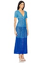 view 2 of 3 Alexandra Short Sleeve Dress in Blue