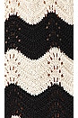 view 5 of 5 Cornelia Dress in Black & Stripes