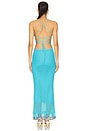 view 3 of 4 Ali Beads Maxi Dress in Turquoise