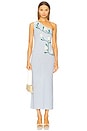 view 1 of 5 Tayla Dress in Light Blue