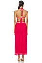view 3 of 4 ROBE MAXI ARIEL in Red
