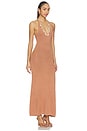 view 2 of 4 ROBE MAXI IGNACIA in Light Brown