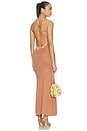 view 3 of 4 ROBE MAXI IGNACIA in Light Brown