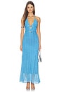 view 1 of 4 ROBE MAXI ARIEL in Blue