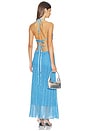 view 3 of 4 ROBE MAXI ARIEL in Blue