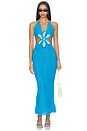 view 1 of 4 MAXIVESTIDO STARLA in Blue