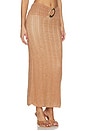 view 2 of 6 FALDA MAXI LULI in Caramel
