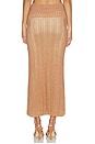 view 4 of 6 FALDA MAXI LULI in Caramel