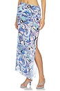 view 3 of 6 Sofia Skirt in Blue