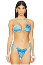 view 1 of 5 Missy Bikini Top in Blue