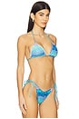 view 2 of 5 Missy Bikini Top in Blue
