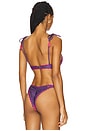 view 3 of 4 Stephanie Bikini Top in Purple