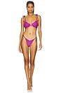 view 4 of 4 Stephanie Bikini Bottom in Purple