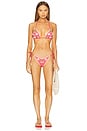 view 4 of 5 Meli Bikini Bottom in Red