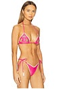 view 2 of 5 Lia Bikini Top in Fuchsia