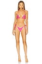 view 4 of 5 Lia Bikini Bottom in Fuchsia