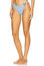 view 3 of 6 Atira Vichy Fruits Bikini Bottom in Blue