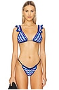 view 1 of 5 Melissa Bikini Top in Blue