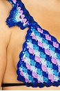 view 5 of 5 Melissa Bikini Top in Blue