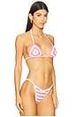 view 2 of 4 Cuba Bikini Top in Multicolor
