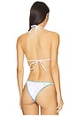 view 3 of 4 Missy Bikini Top in White & Purple