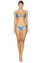 view 4 of 4 Lia Roses Denim Bikini Bottom in Denim