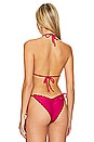 view 3 of 5 Meli Bikini Top in Strawberry