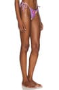 view 2 of 5 Adriana Crochet Bikini Bottom in Purple