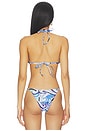 view 3 of 5 Eve Bikini Top in Retro Blue