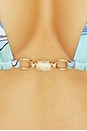 view 5 of 5 Eve Bikini Top in Retro Blue