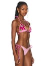 view 2 of 5 Lia Bikini Top in Pink Velvet