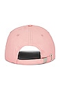 view 2 of 3 Rose Strapback Hat in Blush Pink