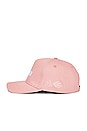 view 3 of 3 Rose Strapback Hat in Blush Pink