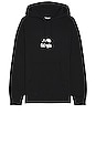 view 2 of 3 The Motto American Classic Oversized Hoodie in Black