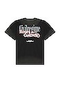 view 2 of 4 Roses Don't Die Tee in Vintage Black