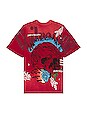 view 1 of 3 Bloom Through This American Classic Oversized Tee in Vintage Rose Red