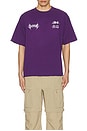 view 3 of 3 Watch Us Burn Dungeon Tee in Deep Dark Purple