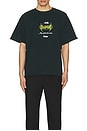 view 3 of 4 The Curse Dungeon Tee in Dark Green & Scarab