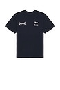 view 2 of 3 Watch Us Burn Oversized Tee in Future Dusk