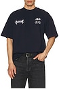 view 3 of 3 Watch Us Burn Oversized Tee in Future Dusk