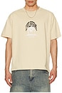 view 3 of 3 Sign Of The Times Boxy Tee in Sand