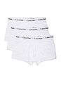 view 1 of 2 Cotton Stretch 3 Pack Low Rise Trunks in White