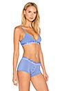 view 2 of 4 ID Cotton Triangle Bra in Particle Blue