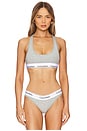 view 1 of 4 Modern Cotton Bralette in Grey Heather